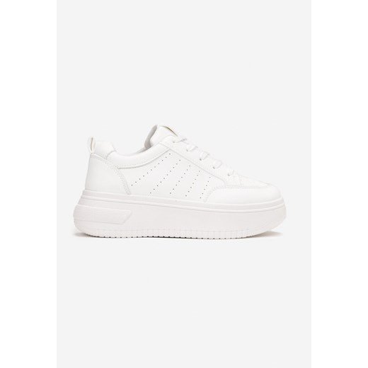 Białe Sneakersy na Platformie Jury 38 wyprzedaż born2be.pl