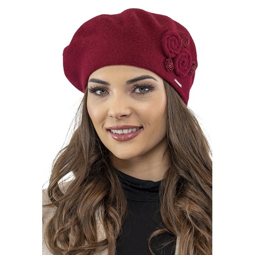 Vivisence 7037Kmpl Komplet beret+szalik, bordowy Vivisence UNI kontri.pl