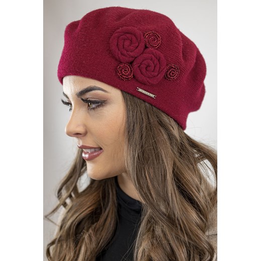 Vivisence 7037Kmpl Komplet beret+szalik, bordowy Vivisence UNI kontri.pl