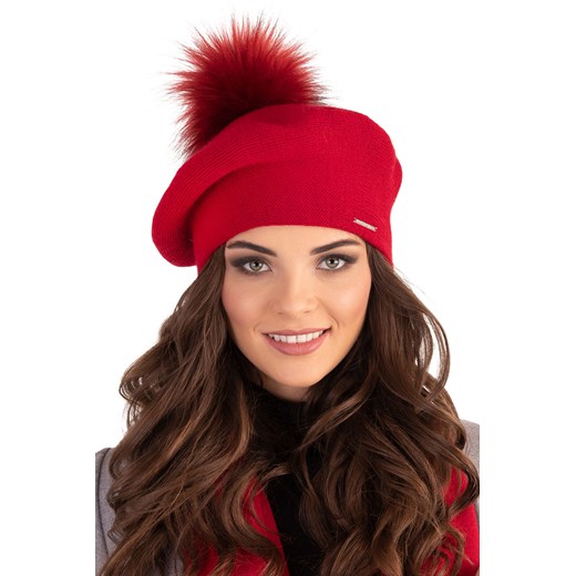 Vivisence 7035Kmpl Komplet beret+szalik, czerwony Vivisence UNI kontri.pl