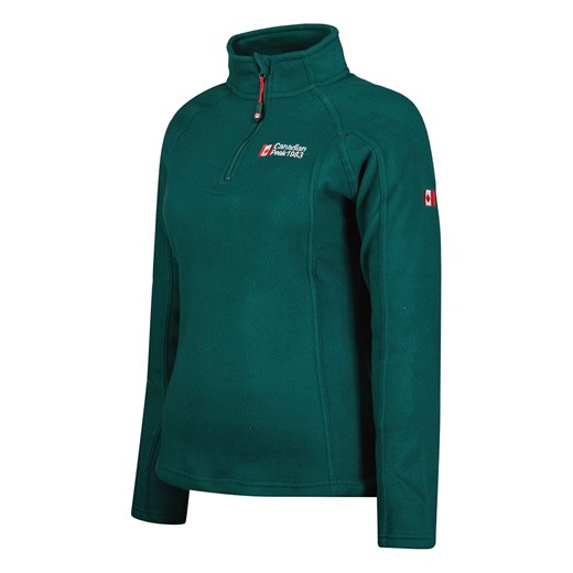 Bluza polarowa "Tugeak" w kolorze ciemnozielonym Canadian Peak M wyprzedaż Limango Polska