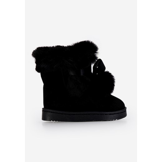Czarne kozaki dziewczęce Paranasa B ze sklepu Zapatos w kategorii Buty zimowe dziecięce - zdjęcie 151050987