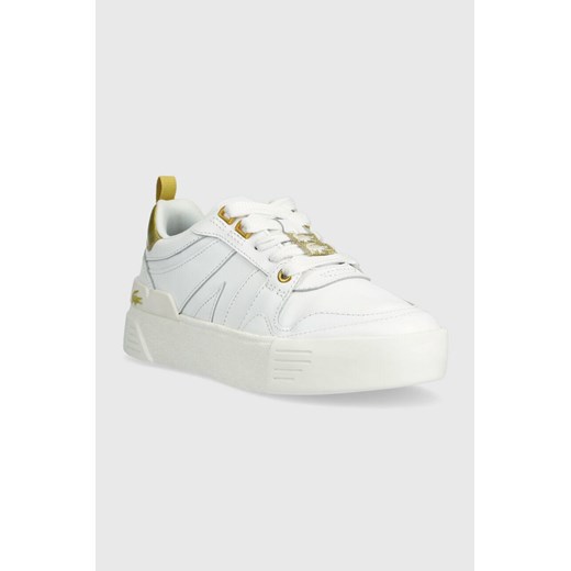 Lacoste sneakersy skórzane L002 kolor biały 45CFA0032 Lacoste 36 ANSWEAR.com