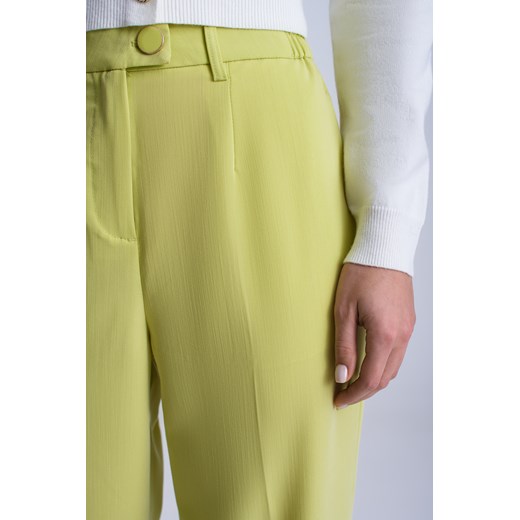 Eleganckie spodnie w kolorze limonki Greenpoint 42 Greenpoint.pl