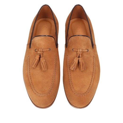 Brązowe Loafersy Hugo, Conhpol, CE6168-01, Konopka Shoes Conhpol 44 Konopka Shoes wyprzedaż