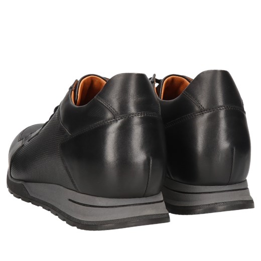 Buty sportowe męskie Conhpol sznurowane czarne 