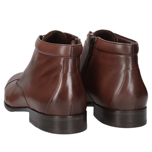 Buty zimowe męskie Conhpol z zamkiem 