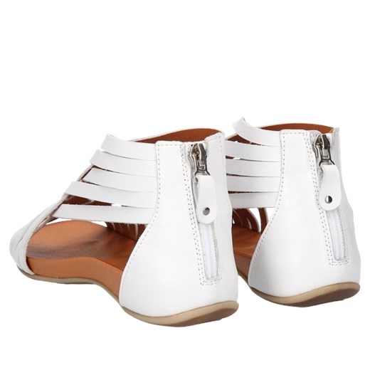 Białe sandały Zyta, Conhpol Relax, RE2724-01, Konopka Shoes 37 wyprzedaż Konopka Shoes