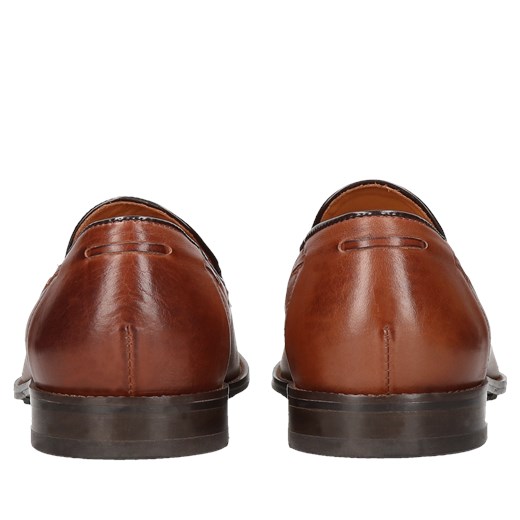 Brązowe loafersy Lorenzo, Conhpol, CE4868-02, Konopka Shoes Conhpol 41 Konopka Shoes promocyjna cena
