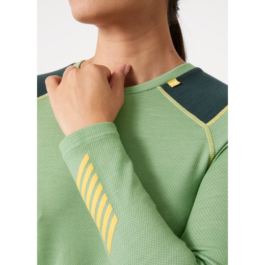 Bielizna termoaktywna zielona Helly Hansen gładka