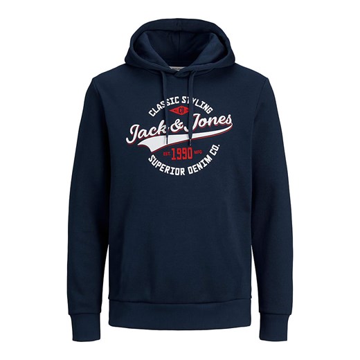 Bluza "Logo" w kolorze granatowym Jack & Jones XS promocyjna cena Limango Polska