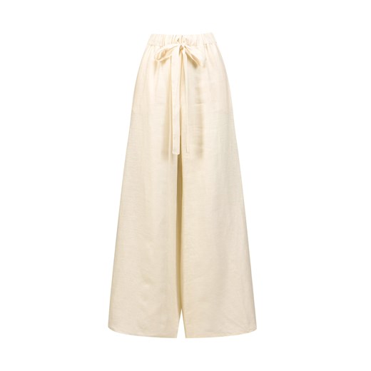 Spodnie lniane Kori ze sklepu S'portofino w kategorii Spodnie damskie - zdjęcie 151108795