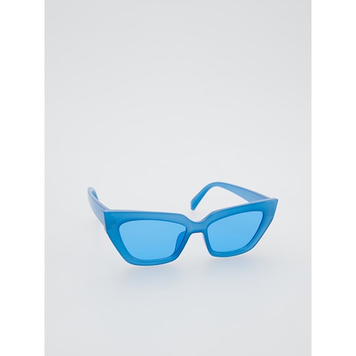 Reserved - Okulary przeciwsłoneczne - Niebieski Reserved ONE SIZE Reserved