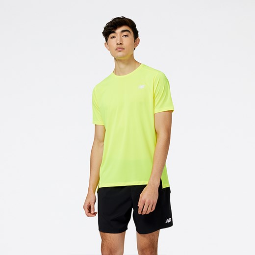 Koszulka męska New Balance MT23222CSN – żółta ze sklepu New Balance Poland w kategorii T-shirty męskie - zdjęcie 151143995