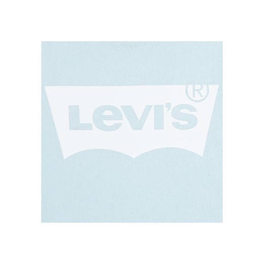 Levi's bluzka dziewczęca z napisem z krótkim rękawem z krótkimi rękawami 