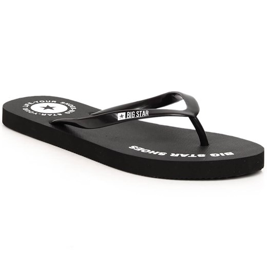 Klapki japonki czarne Big Star LL274800 37 okazja ButyRaj.pl