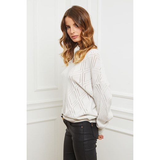 Sweter "Cetif" w kolorze białym So Cachemire S promocyjna cena Limango Polska