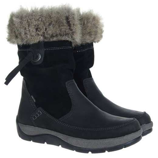 ŚNIEGOWCE CAMEL ACTIVE ALASKA BLACK GORE-TEX riccardo czarny amortyzująca