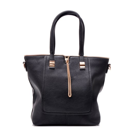 TOREBKA HANDBAG GG10-1B /T55 - czarny czasnabuty-pl bialy torebka