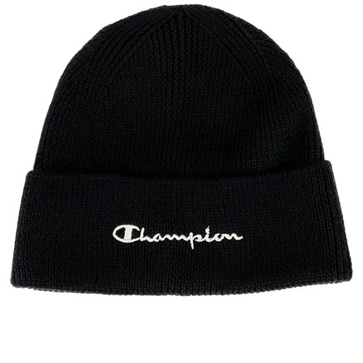 Czapka Champion Eco-Future Beanie 805668-KK001 - czarna ze sklepu streetstyle24.pl w kategorii Czapki zimowe damskie - zdjęcie 151794129