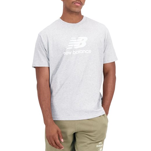 Koszulka New Balance MT31541AG - szara ze sklepu streetstyle24.pl w kategorii T-shirty męskie - zdjęcie 151794135