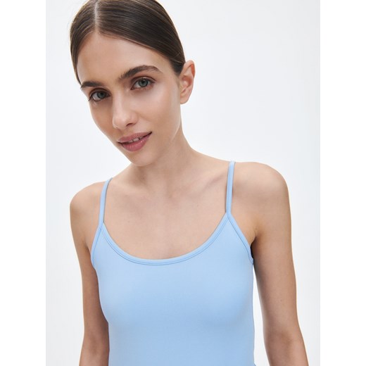 Reserved - Top slim fit - Niebieski Reserved L Reserved