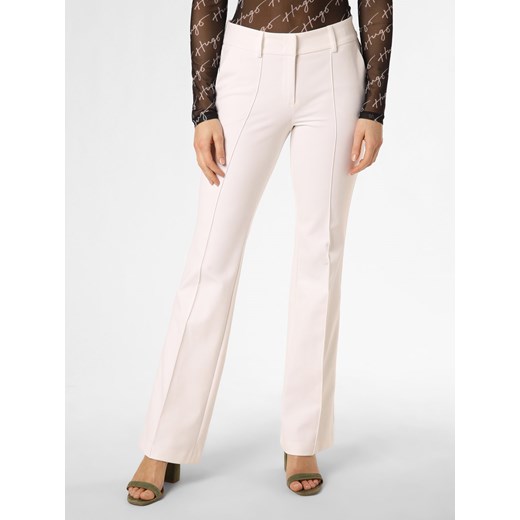 Cambio Spodnie Kobiety écru jednolity ze sklepu vangraaf w kategorii Spodnie damskie - zdjęcie 151816377