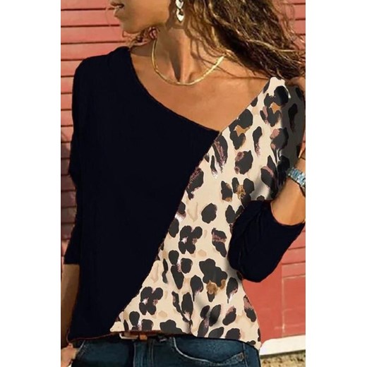 Bluzka damska SAVERDA BLACK ze sklepu Ivet Shop w kategorii Bluzki damskie - zdjęcie 151823048