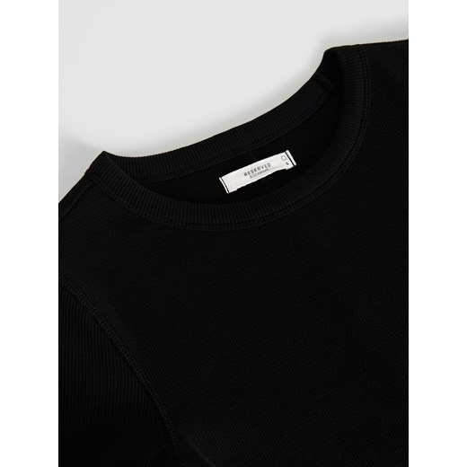 Reserved - T-shirt slim fit - Czarny Reserved L Reserved