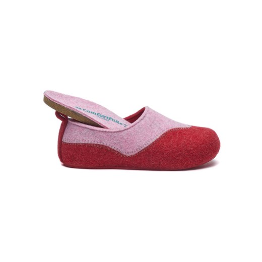 Slippersy w kolorze jasnoróżowo-czerwonym Comfortfusse 39 Limango Polska promocja