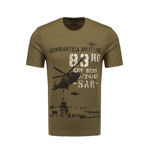 T-shirt Aeronautica Militare ze sklepu S'portofino w kategorii T-shirty męskie - zdjęcie 151936676