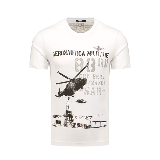 T-shirt Aeronautica Militare ze sklepu S'portofino w kategorii T-shirty męskie - zdjęcie 151936679