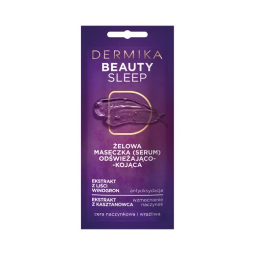 [new]beauty sleep - żelowa maseczka odświeżająco-kojąca Dermika House of Beauty Brands -  bielenda.com