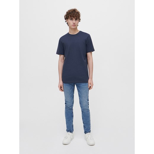 Jeansy skinny fit z regularnym stanem niebieskie - Niebieski House 32/34 House