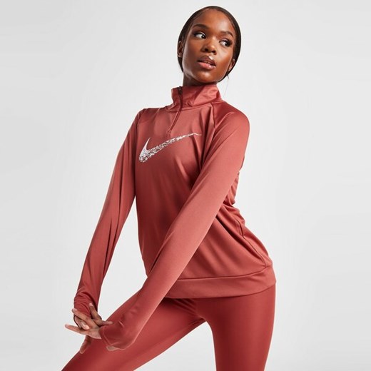 Bluza damska Nike czerwona w sportowym stylu 