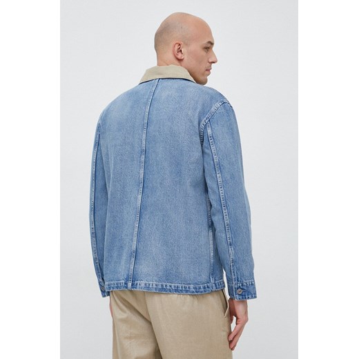 GAP kurtka jeansowa męska kolor niebieski przejściowa Gap L ANSWEAR.com