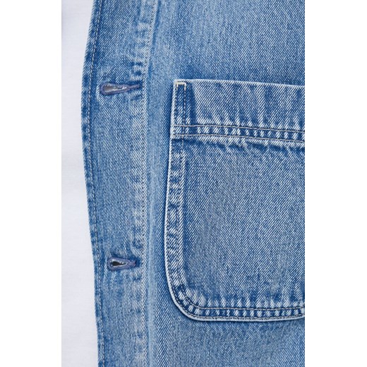 GAP kurtka jeansowa męska kolor niebieski przejściowa Gap M ANSWEAR.com