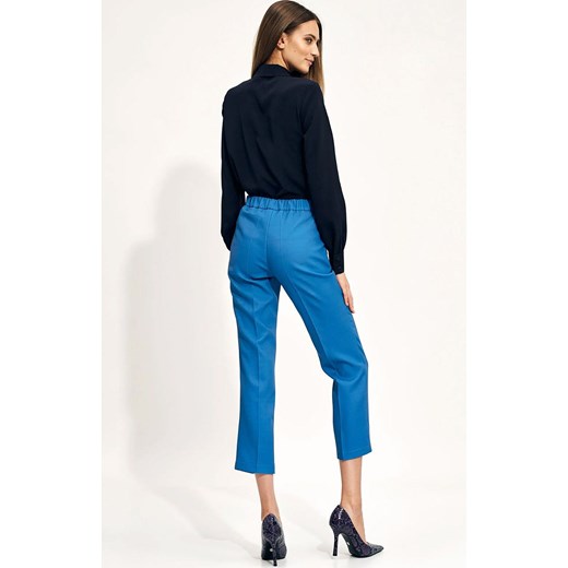 Klasyczne spodnie damskie w kolorze niebieskimSD70N, Kolor niebieski, Rozmiar Nife 36 Primodo