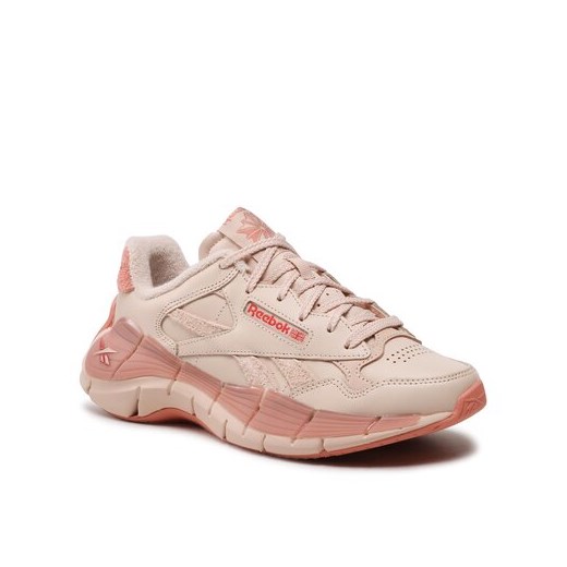 Buty sportowe damskie Reebok sneakersy różowe płaskie 