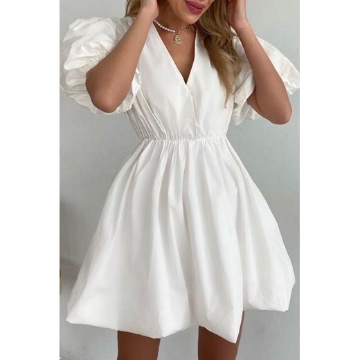 Sukienka KELMOSA WHITE L wyprzedaż Ivet Shop