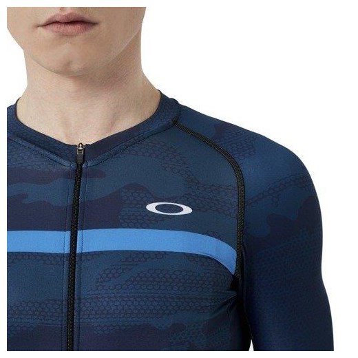 OAKLEY Koszulka kolarska JB Road Jersey Atomic Blue 434051-6B2 Oakley M O-shop.com | Oakley® Authorized Dealer 