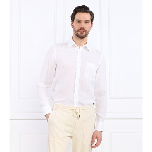 BOSS ORANGE Lniana koszula Relegant_6 | Regular Fit XL Gomez Fashion Store