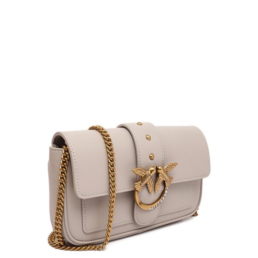 Pinko Skórzana torebka na ramię LOVE ONE POCKET JEWEL Pinko Uniwersalny Gomez Fashion Store