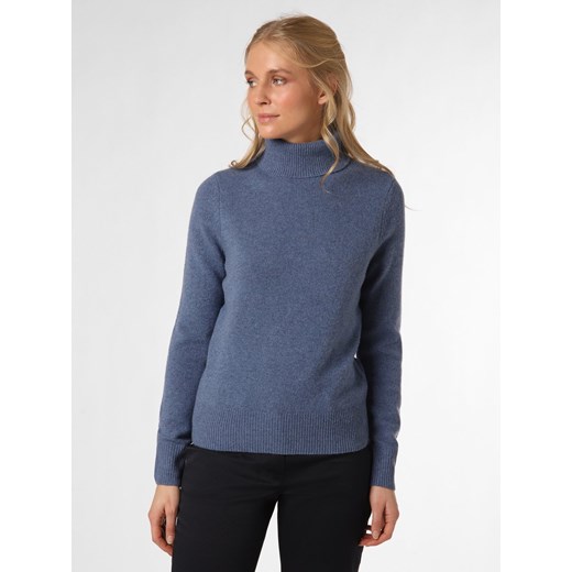 brookshire Sweter damski Kobiety Wełna indygo jednolity ze sklepu vangraaf w kategorii Swetry damskie - zdjęcie 152288767