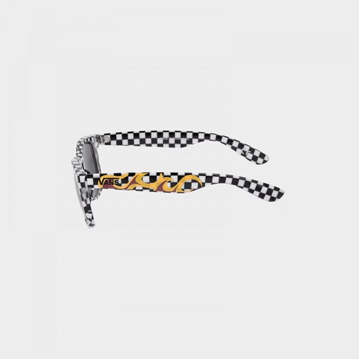 Męskie okulary przeciwsłoneczne VANS Spicoli 4 - czarno-białe Vans One-size Sportstylestory.com