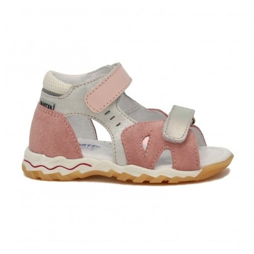 Sandały Bartek 11487003, Dla Dziewcząt, Różowo-Srebrny ze sklepu Wojas w kategorii Sandały dziecięce - zdjęcie 152313125