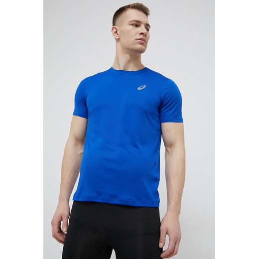 Asics t-shirt do biegania gładki XL ANSWEAR.com