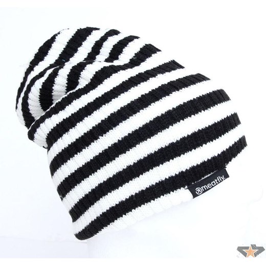 czapka Meatfly - Stripe - A BLACK-WHITE