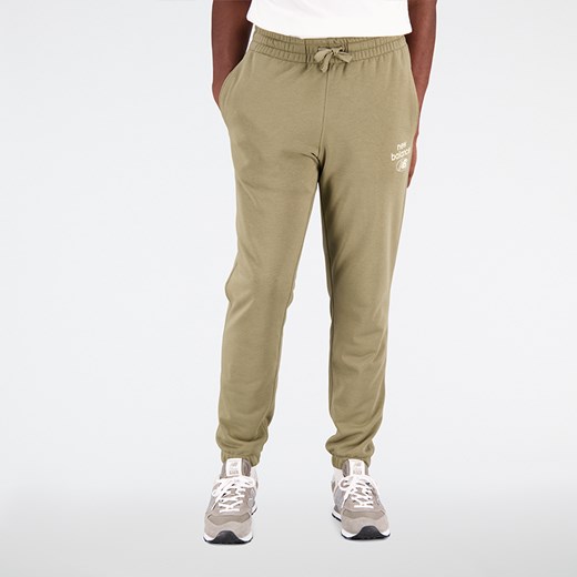 Spodnie męskie New Balance MP31515CGN – zielone ze sklepu New Balance Poland w kategorii Spodnie męskie - zdjęcie 152329499