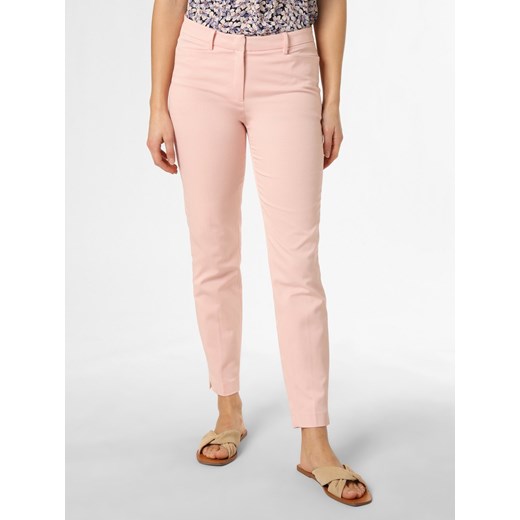 More & More Spodnie Kobiety różowy wypukły wzór tkaniny ze sklepu vangraaf w kategorii Spodnie damskie - zdjęcie 152368825